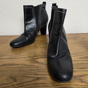 #24 Connie Black Booties Size 10M